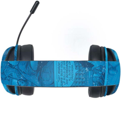 DC Comics Superman Logo Background Pattern Razer Kraken X Skin